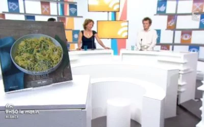 Médias : notre livre sur les pâtes alsaciennes sur France&nbsp;3